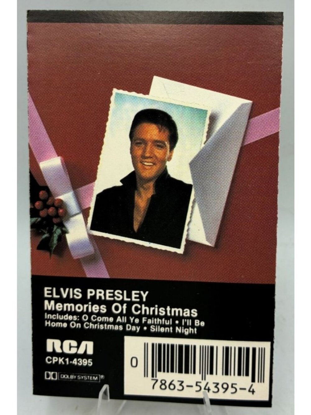 Elvis Presley Memories Of Christmas Cassette 1982 RCA CPK1-4395 COVER ONLY